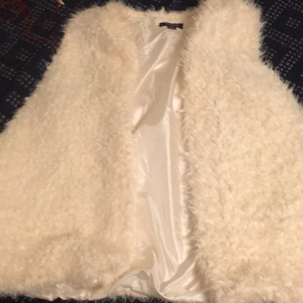 Faux fur vest